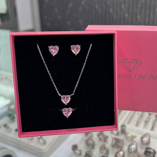 Parure Élégance Rose 024